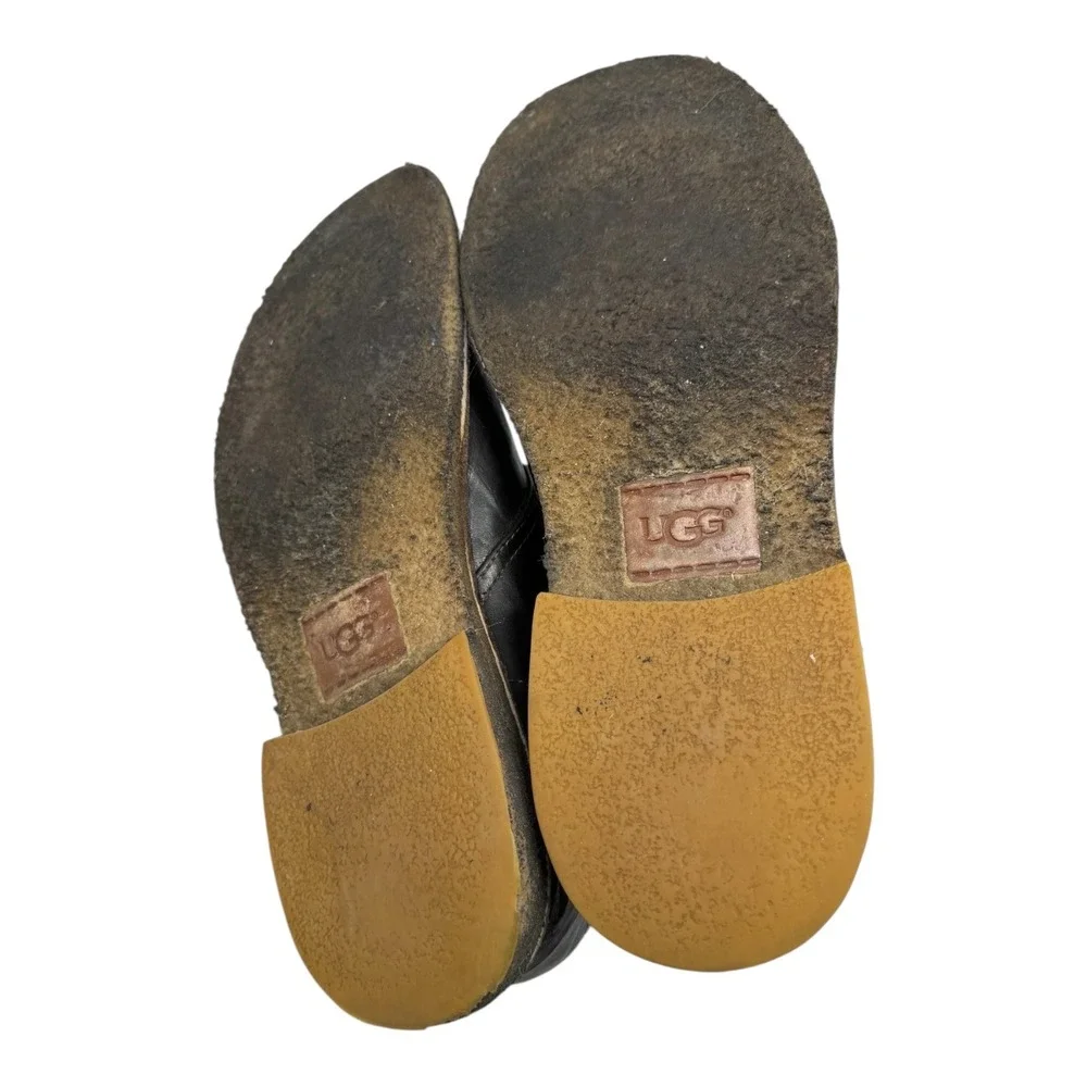 🔥UGG Australia 🤑Leighton Mens Dark Brown Leather Chukka‎ Desert Boots Size 11